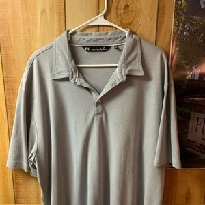 Travis Mathew Grey Golf Polo XXL